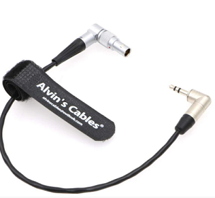 Таймкод кабель 3.5 Mini Jack (угловой разъем) - Lemo 5 Pin (угловой поворотный разъем)