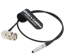 Таймкод кабель BNC (угловой разъем) - Lemo 4 Pin