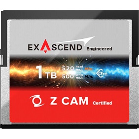 Карта памяти Z CAM 1TB ExAscend CFast 2.0