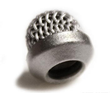 Металлическая ветрозащита для петличного микрофона SANKEN COS-11D PT (Серый цвет)