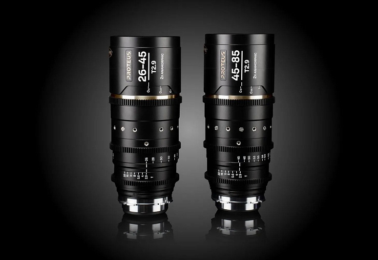 Laowa представила анаморфотные зумы Proteus 2x S35 (26–45mm и 45–85mm).