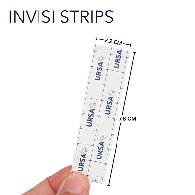URSA Invisi Strips — прозрачные клейкие полоски для петлички (60 шт)