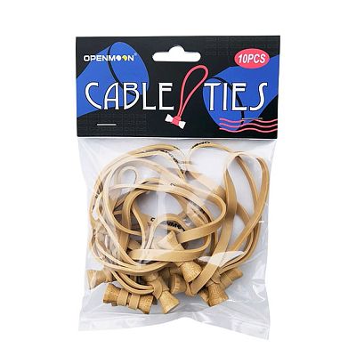Многоразовые кабельные стяжки резиновые OPENMOON Cable Ties (10 шт)