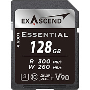 Карта памяти Exascend Essential UHS-II SD, V90, 128GB