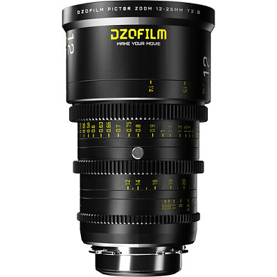 DZOFilm Pictor 12 to 25mm T2.8 Super35 Parfocal Zoom (PL/EF, черный)