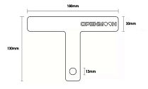 Маркер Т-образный светящийся в темноте OPENMOON (1шт)