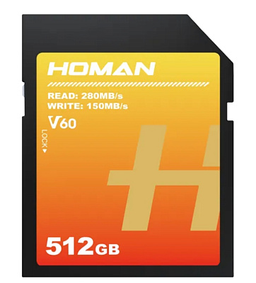 Карта памяти HOMAN UHS-II SD Card (V60)