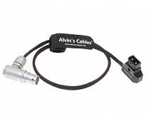 Кабель питания для камеры Arri Alexa Mini D-TAP - Lemo 8 Pin Female (угловой разъем) (тонкий кабель)