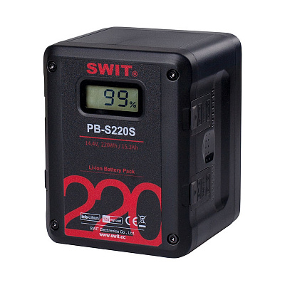 SWIT PB-S220S 14,4 В 220 Втч Multi D-Tap аккумулятор (V-Mount)