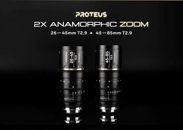 Laowa представила анаморфотные зумы Proteus 2x S35 (26–45mm и 45–85mm).