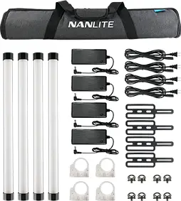Комплект из четырёх светодиодных ламп Nanlite PavoTube II 15X 4Kit