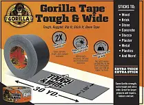 Тейп Gorilla Tape 1.88"x 30yd (Чёрный)